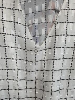 ALICE BLUE SHEER PRINT TOP